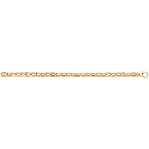 9ct Yellow Gold Ladies' 7.5 Inch Fancy Bracelet